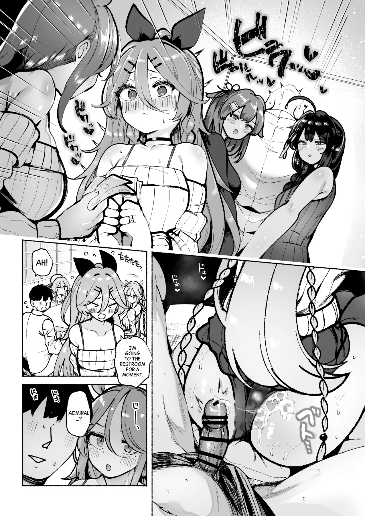 Hentai Manga Comic-Getting Teased and Milked Dry Under the Kotatsu by the Shiratsuyu-Class Sisters-Read-6